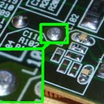 Dry Joint on PSU PCB